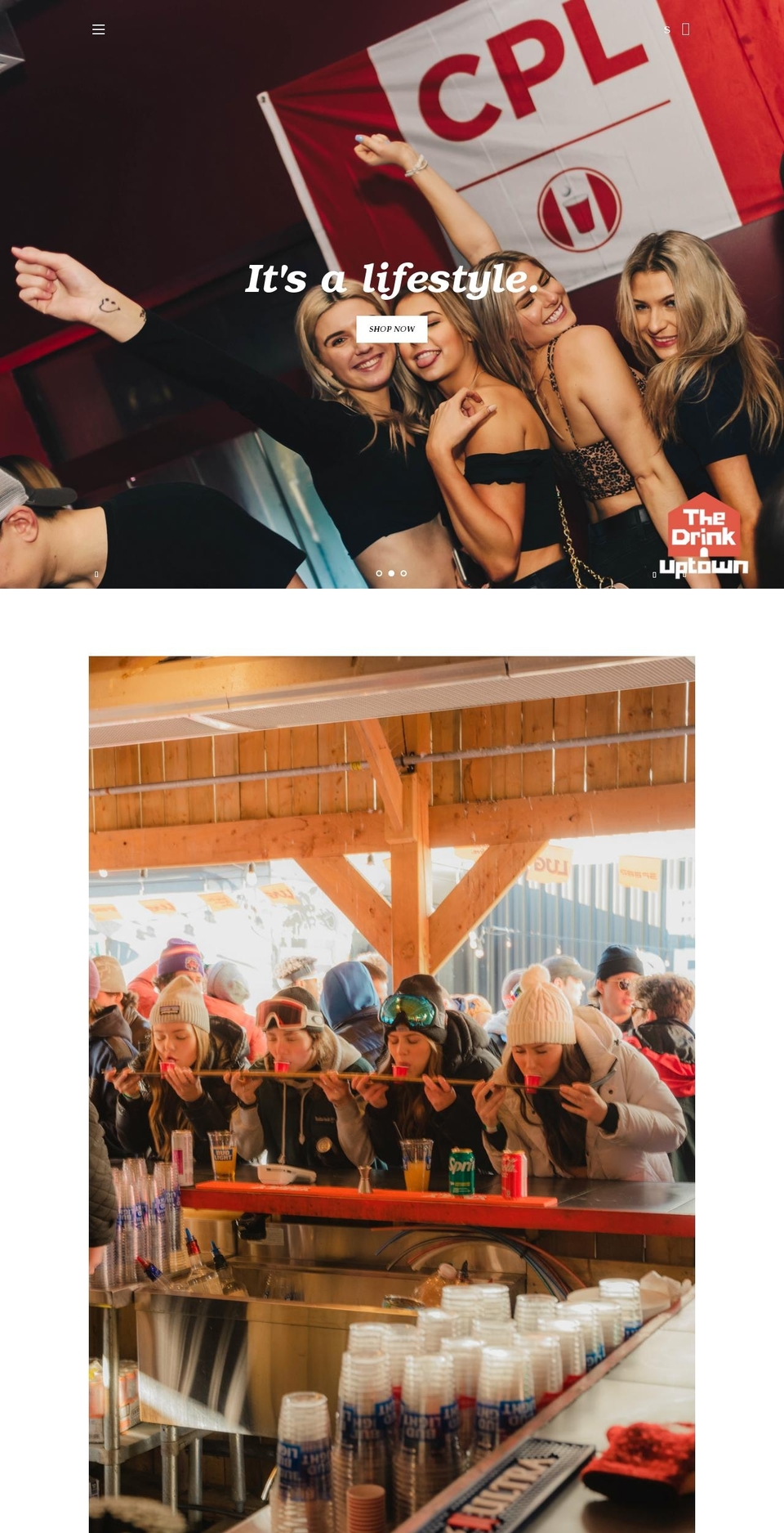 canadianpartylife.com — Shopify storefront screenshot