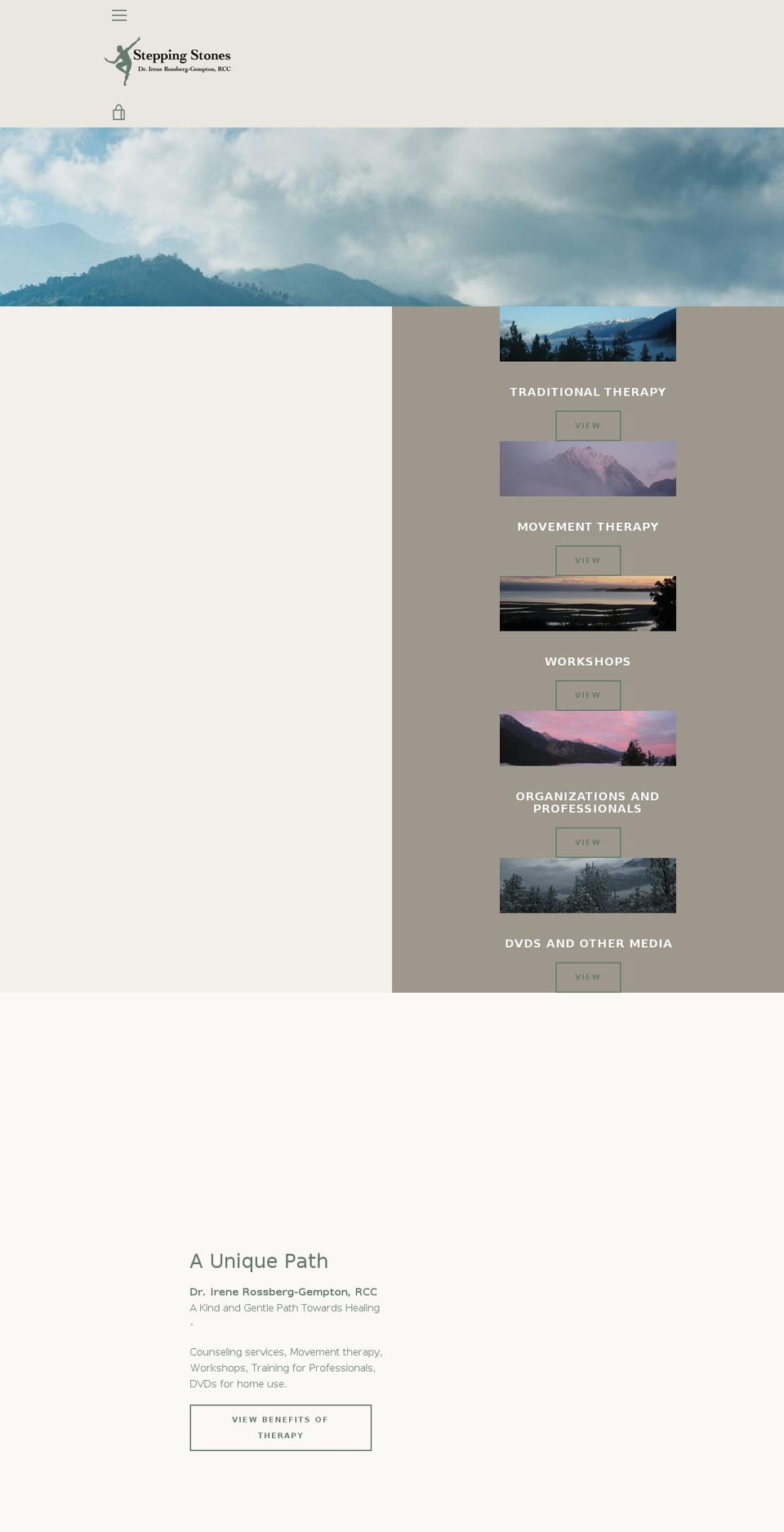 canadiansteppingstones.com — Shopify storefront screenshot