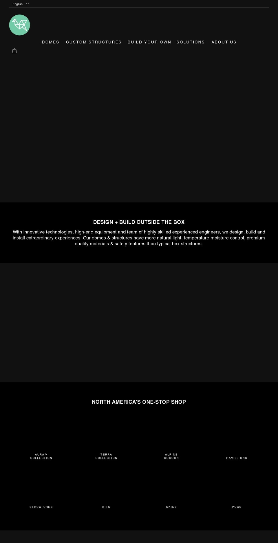 canamdomes.com shopify website screenshot