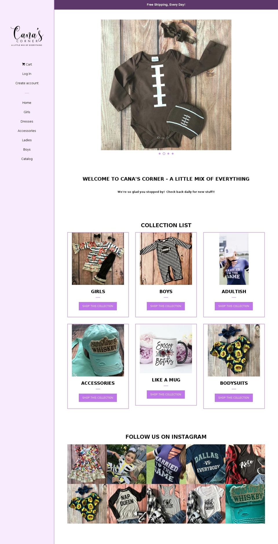 canascorner.com shopify website screenshot