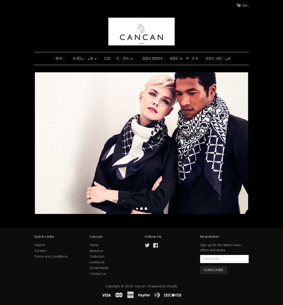 cancanparis.com — Shopify storefront screenshot