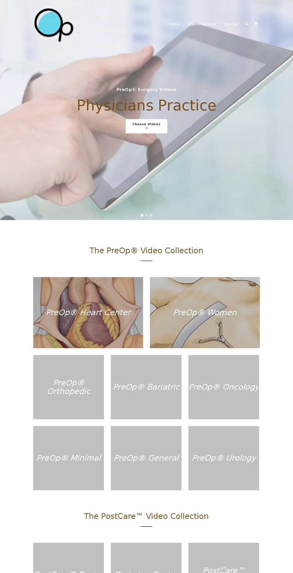 cancercaresite.com — Shopify storefront screenshot