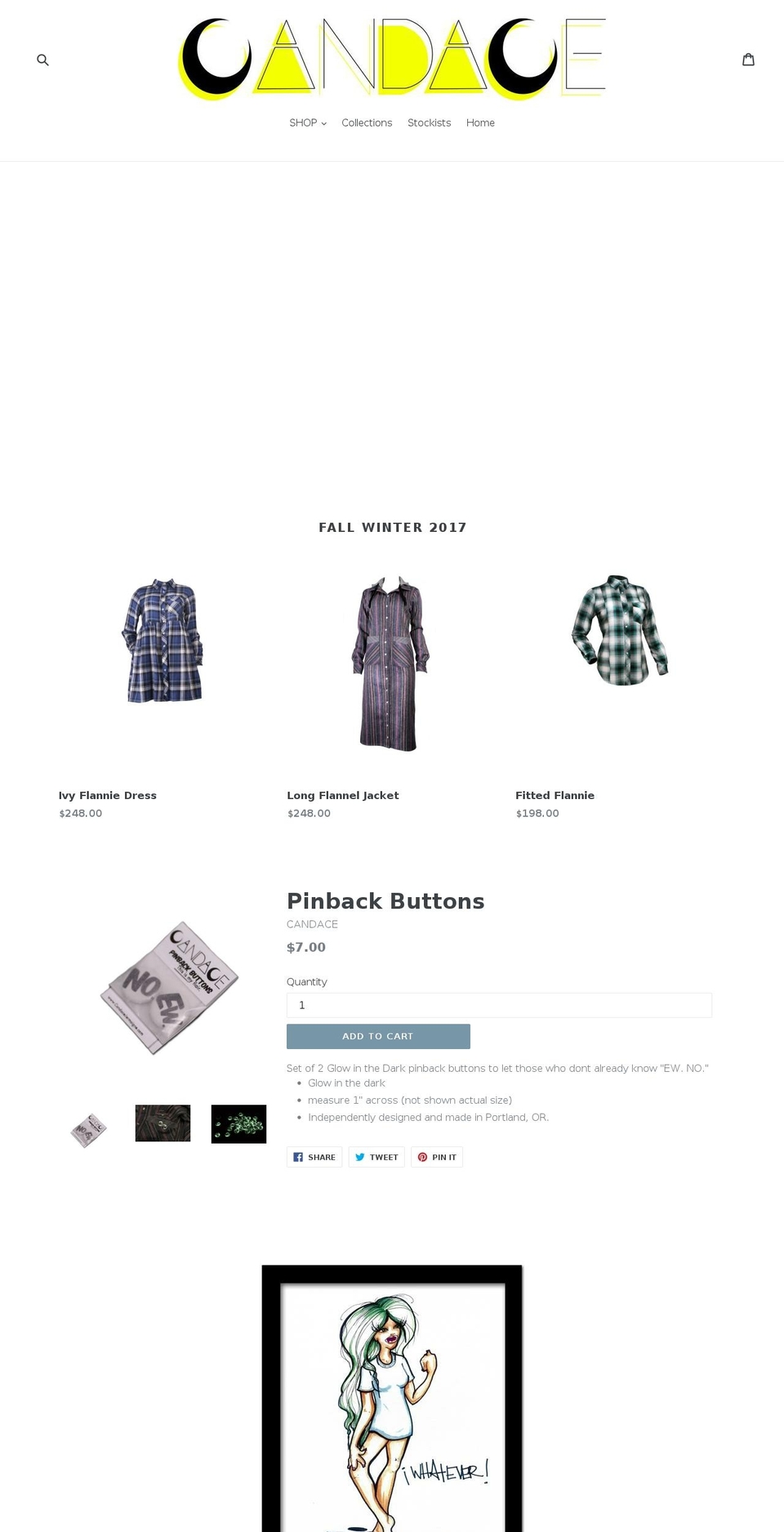 candacejermaigne.com — Shopify storefront screenshot