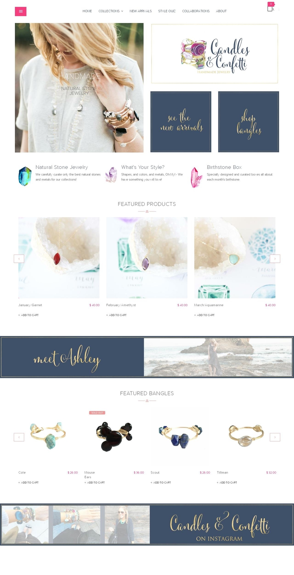 home3 Shopify theme site example candcbangles.com