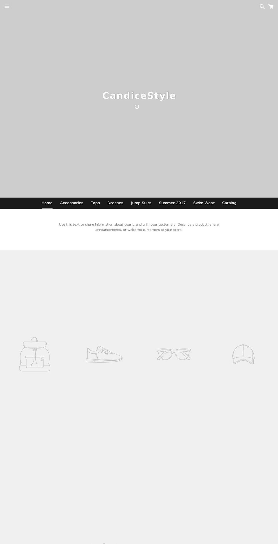 candicestyle.com shopify website screenshot