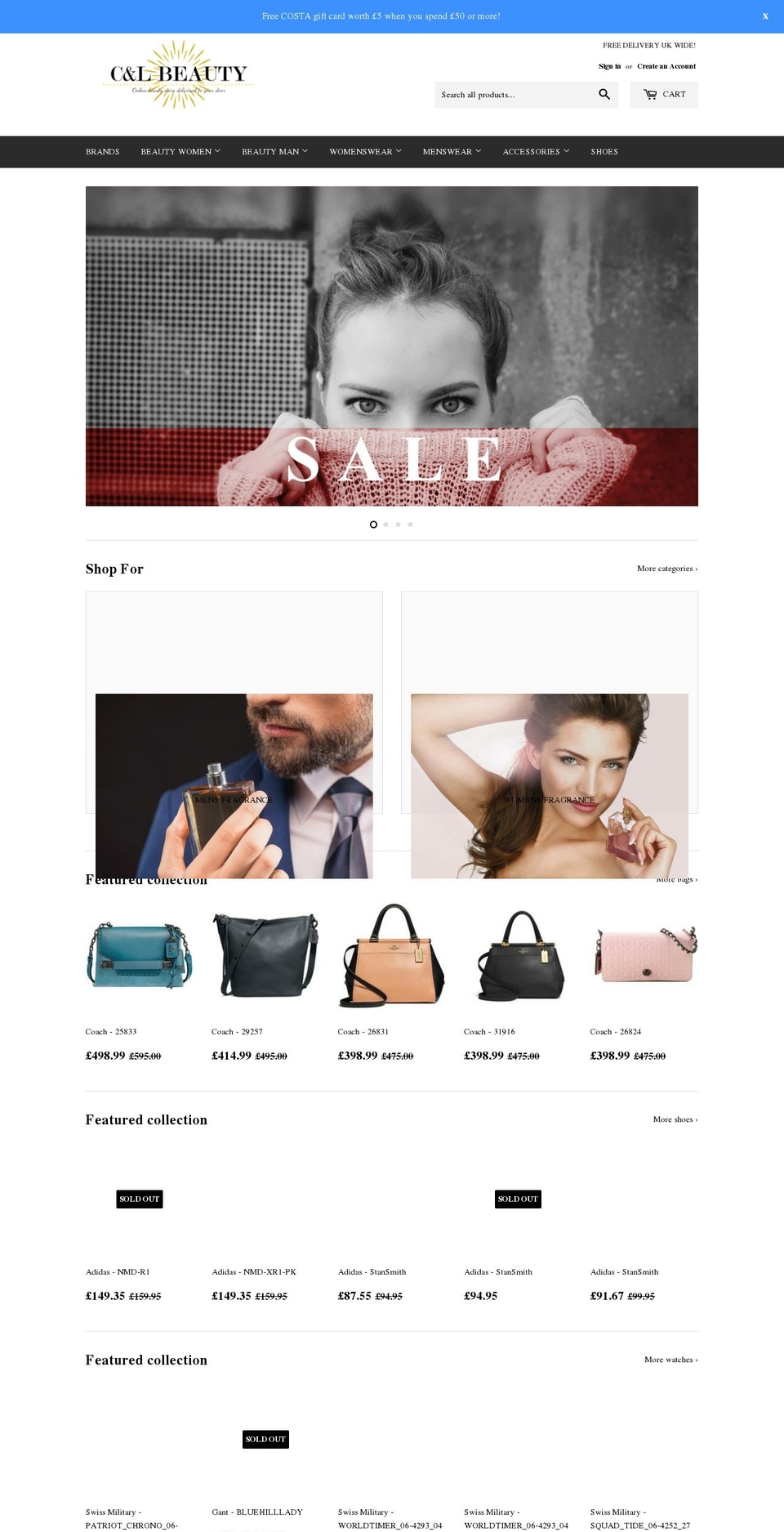 candlbeauty.com — Shopify storefront screenshot