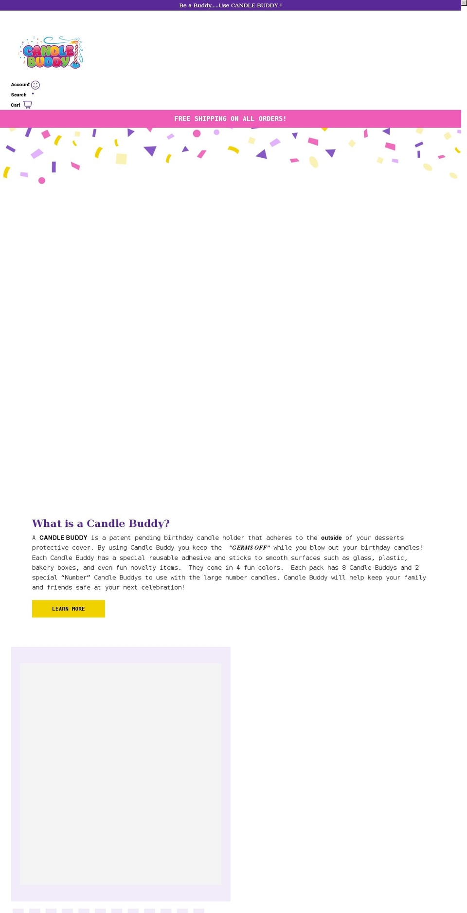 candlebuddy.com shopify website screenshot