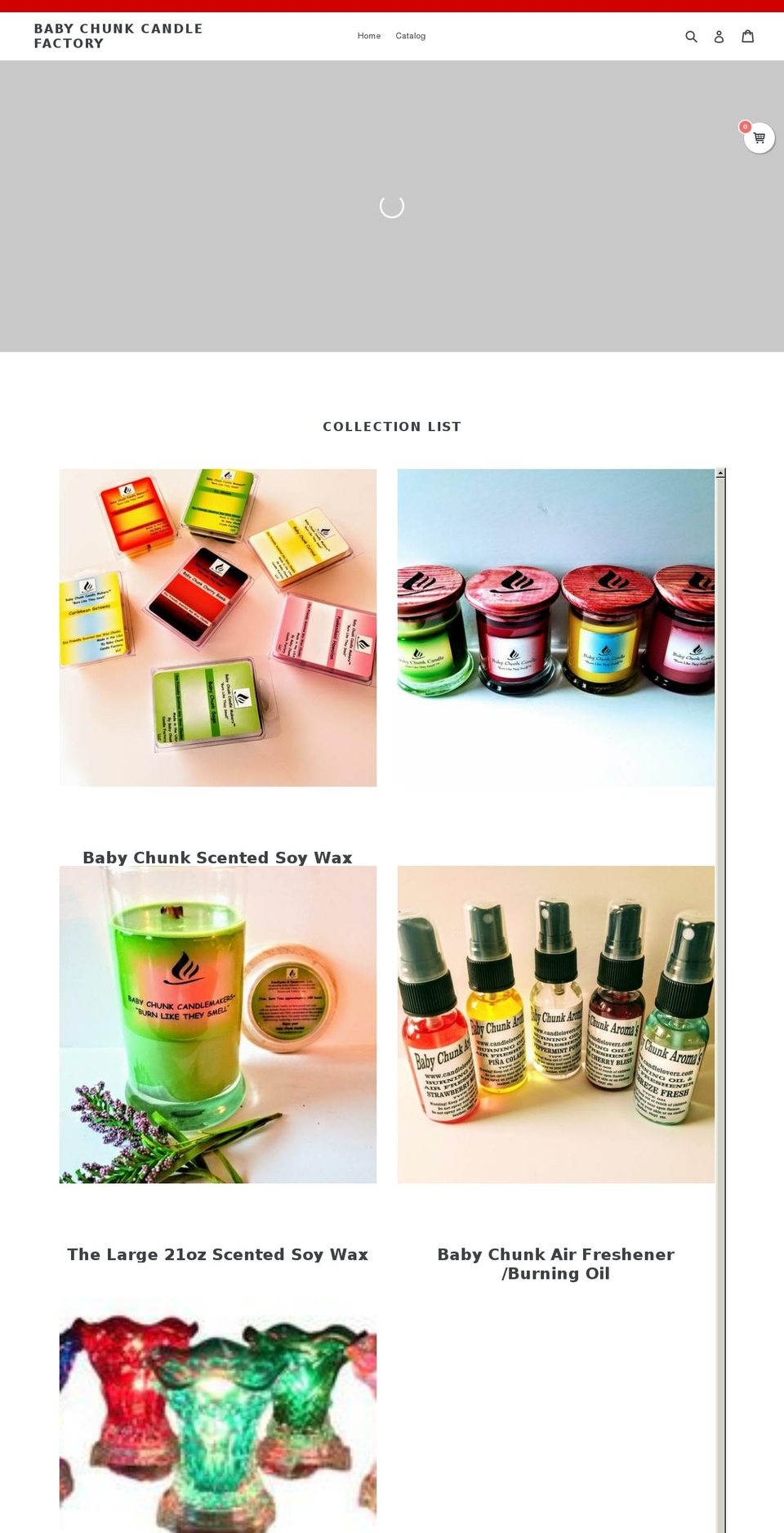 candleloverz.com shopify website screenshot