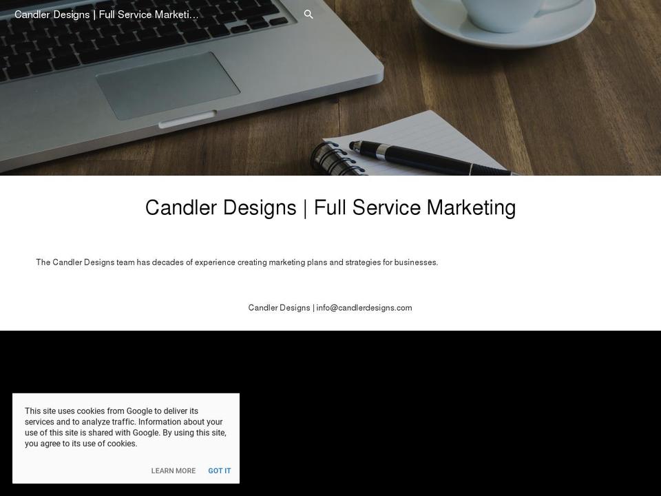 candlerdesigns.com — Shopify storefront screenshot