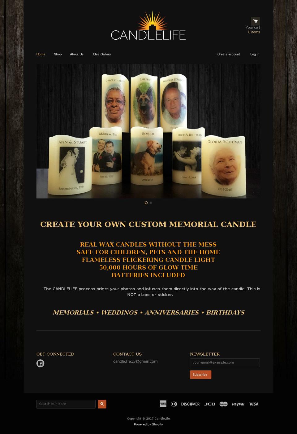 candles123.com shopify website screenshot