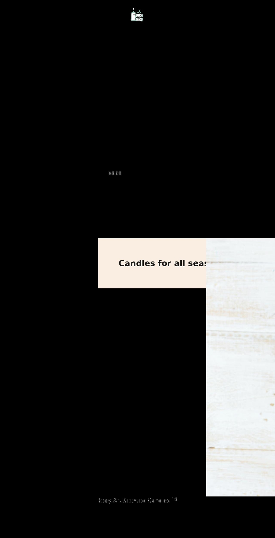 candlesclick.com shopify website screenshot