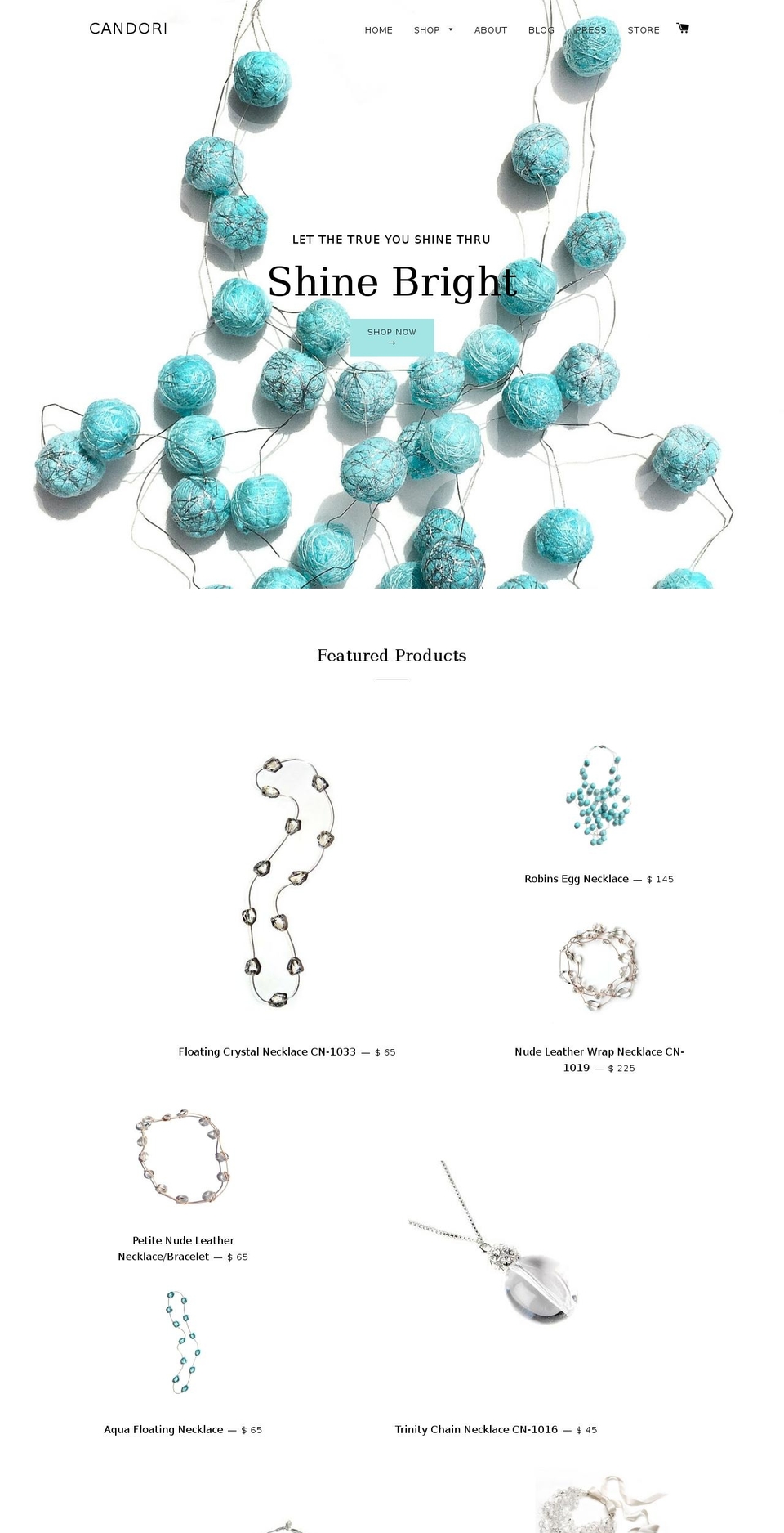 candori.co shopify website screenshot