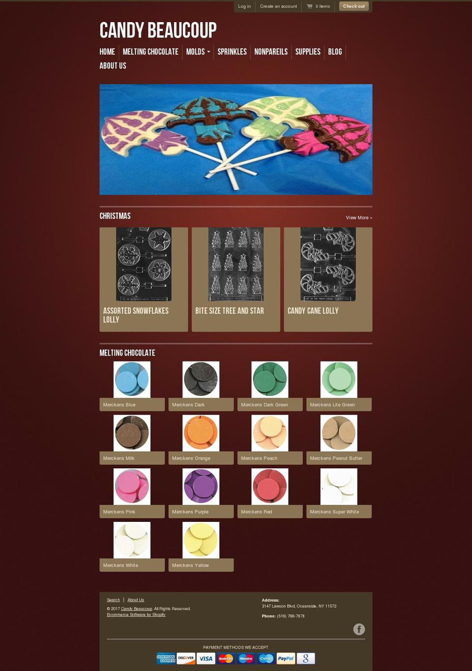 candybeaucoup.com shopify website screenshot