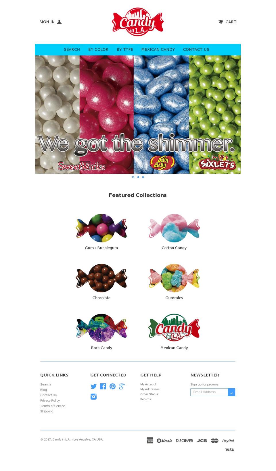 candyinla.com shopify website screenshot