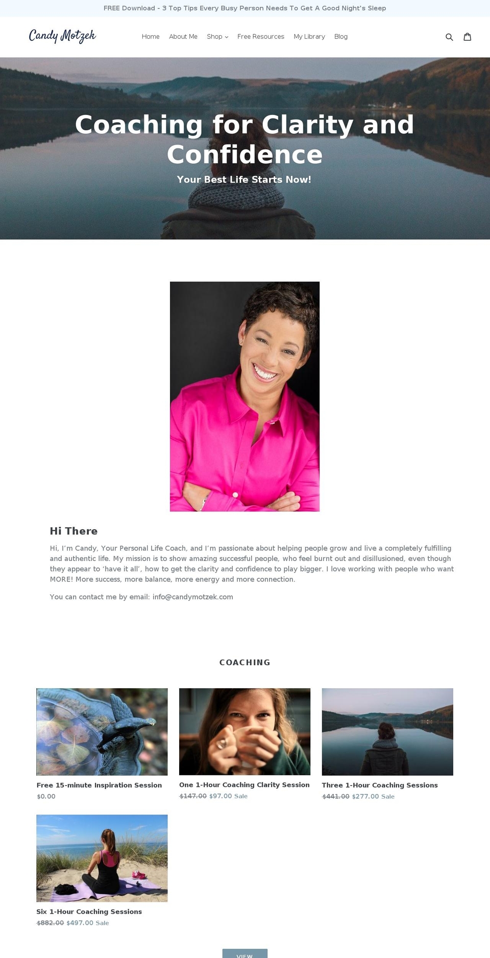 candymotzek.com shopify website screenshot