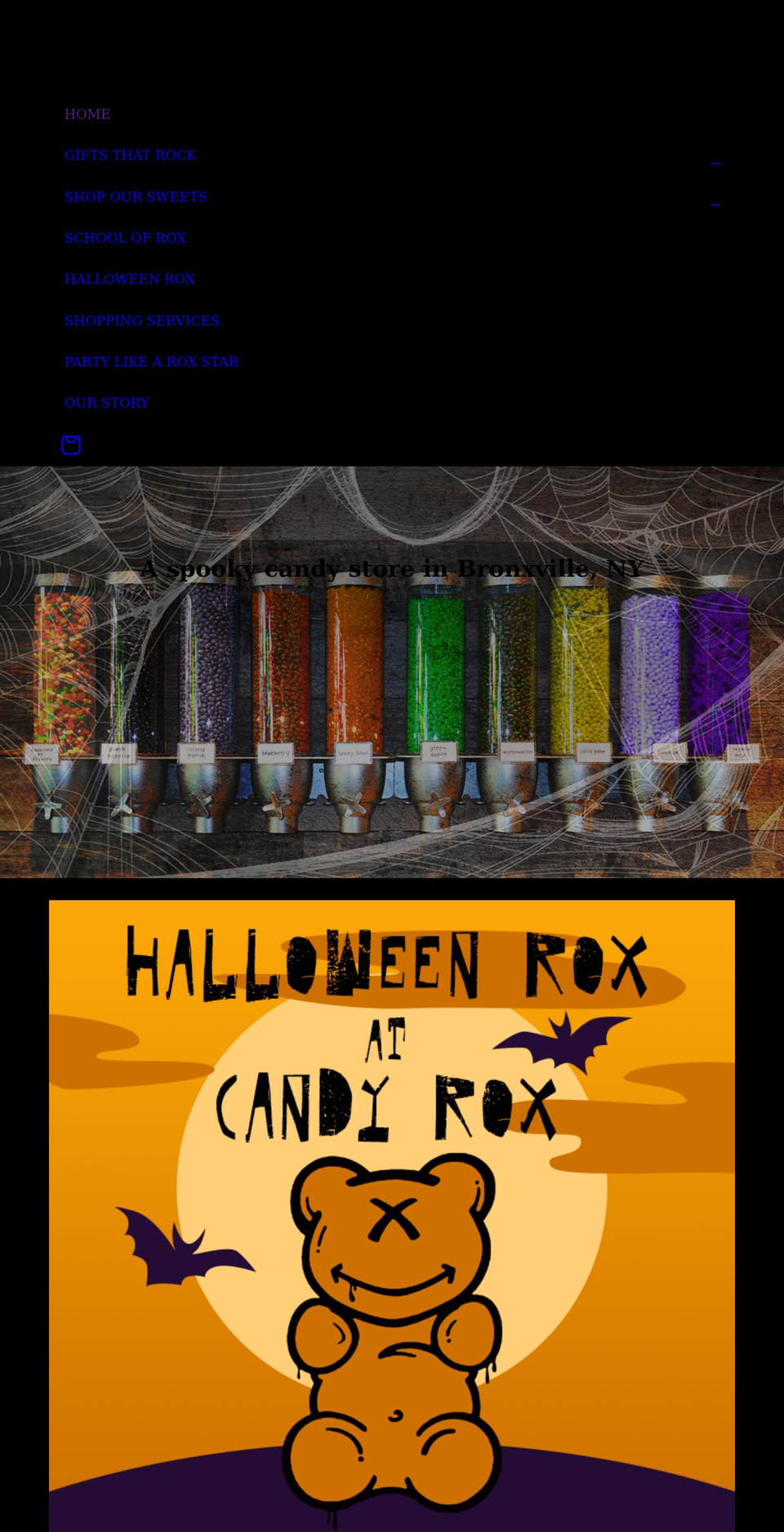 candyrox.com shopify website screenshot