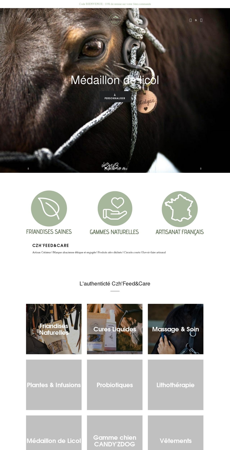 candyzhorse.com shopify website screenshot
