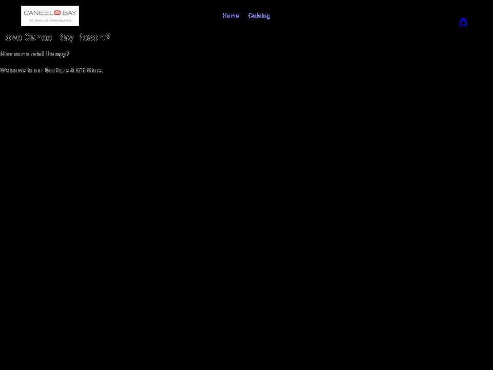 caneel-bay-resort.myshopify.com shopify website screenshot