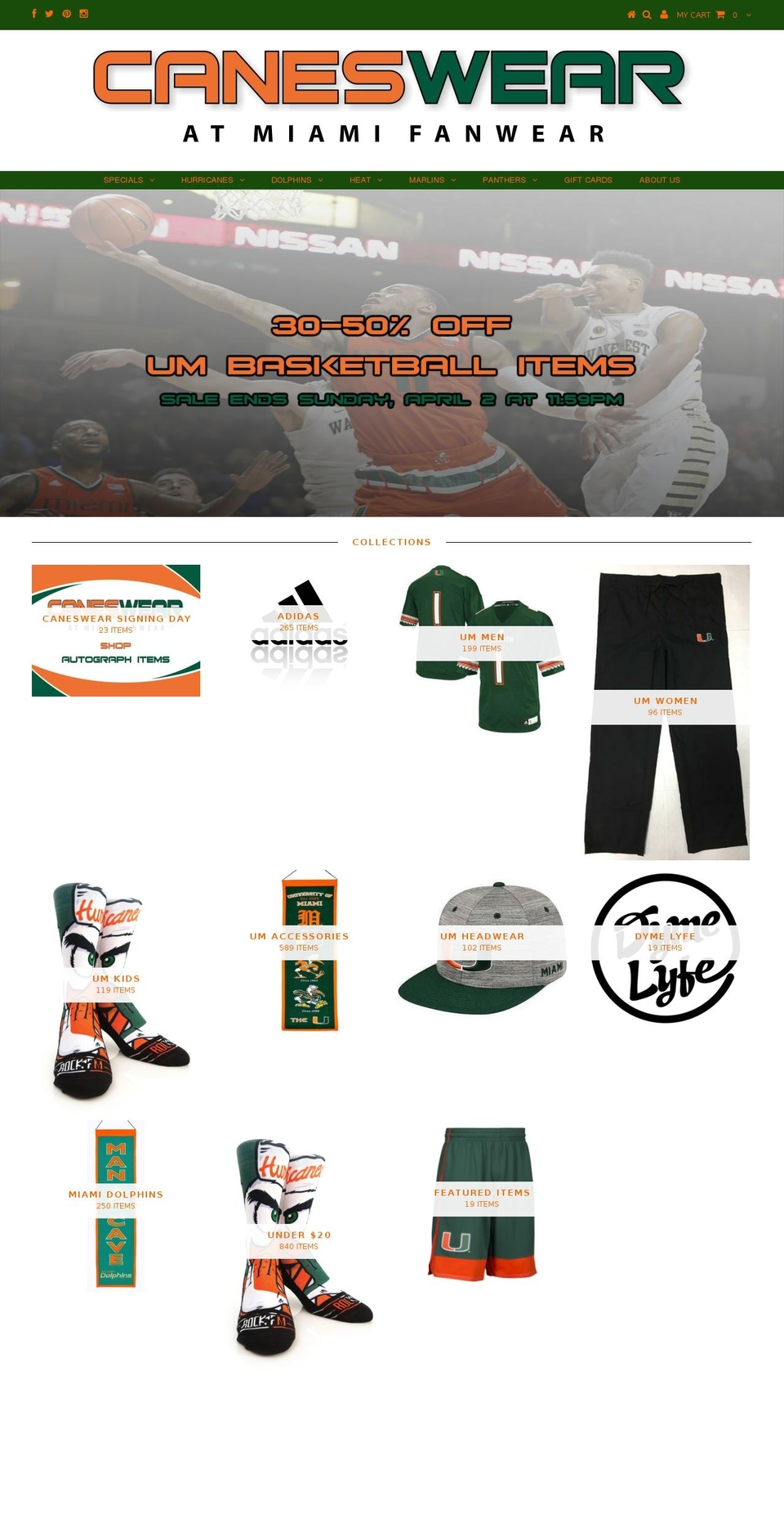 caneswear.com shopify website screenshot