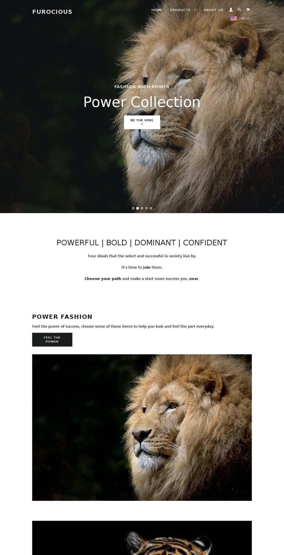 caninetofeline.com — Shopify storefront screenshot