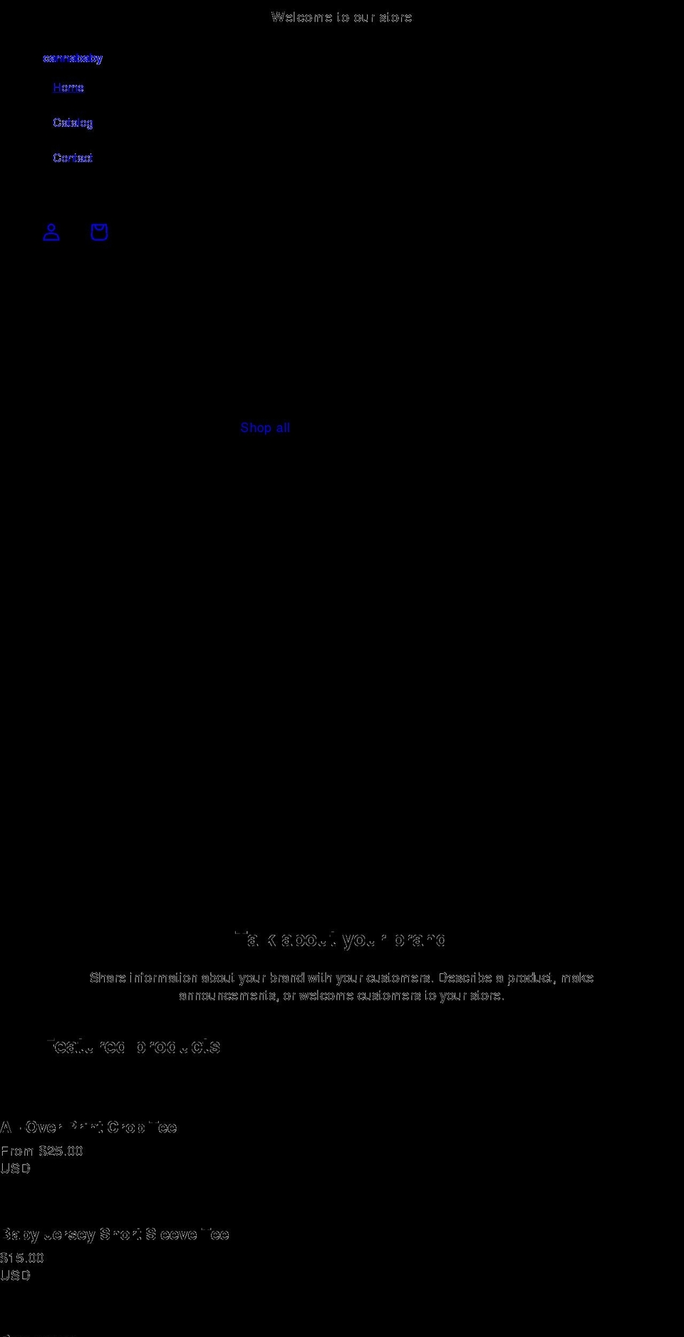 canna-baby.com shopify website screenshot