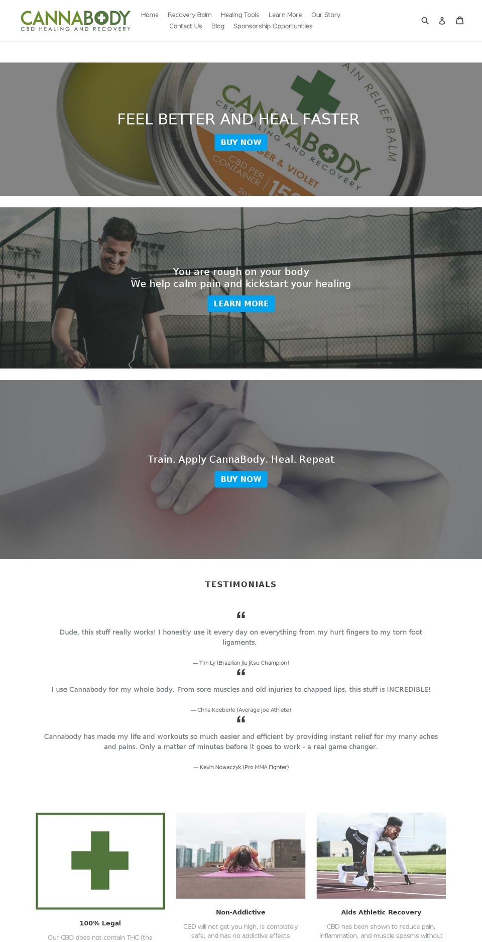 canna-body.com shopify website screenshot