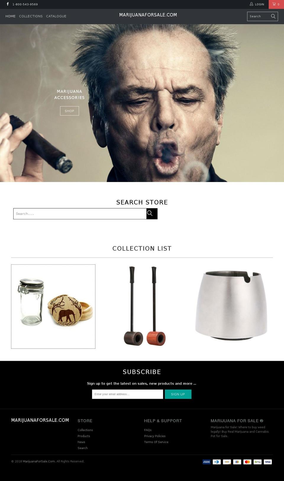 Marijuana-V3 Shopify theme site example cannabisfranchising.com