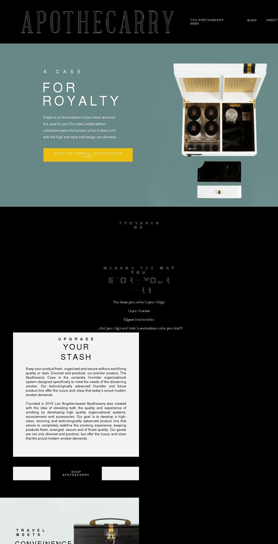 cannabisstoragecase.com — Shopify storefront screenshot