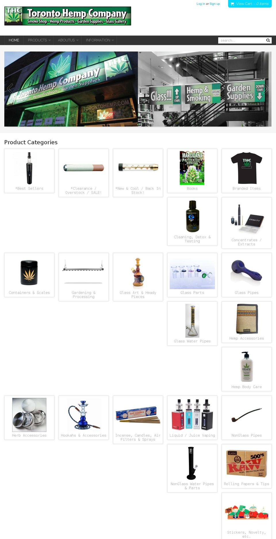 cannabizm.com shopify website screenshot