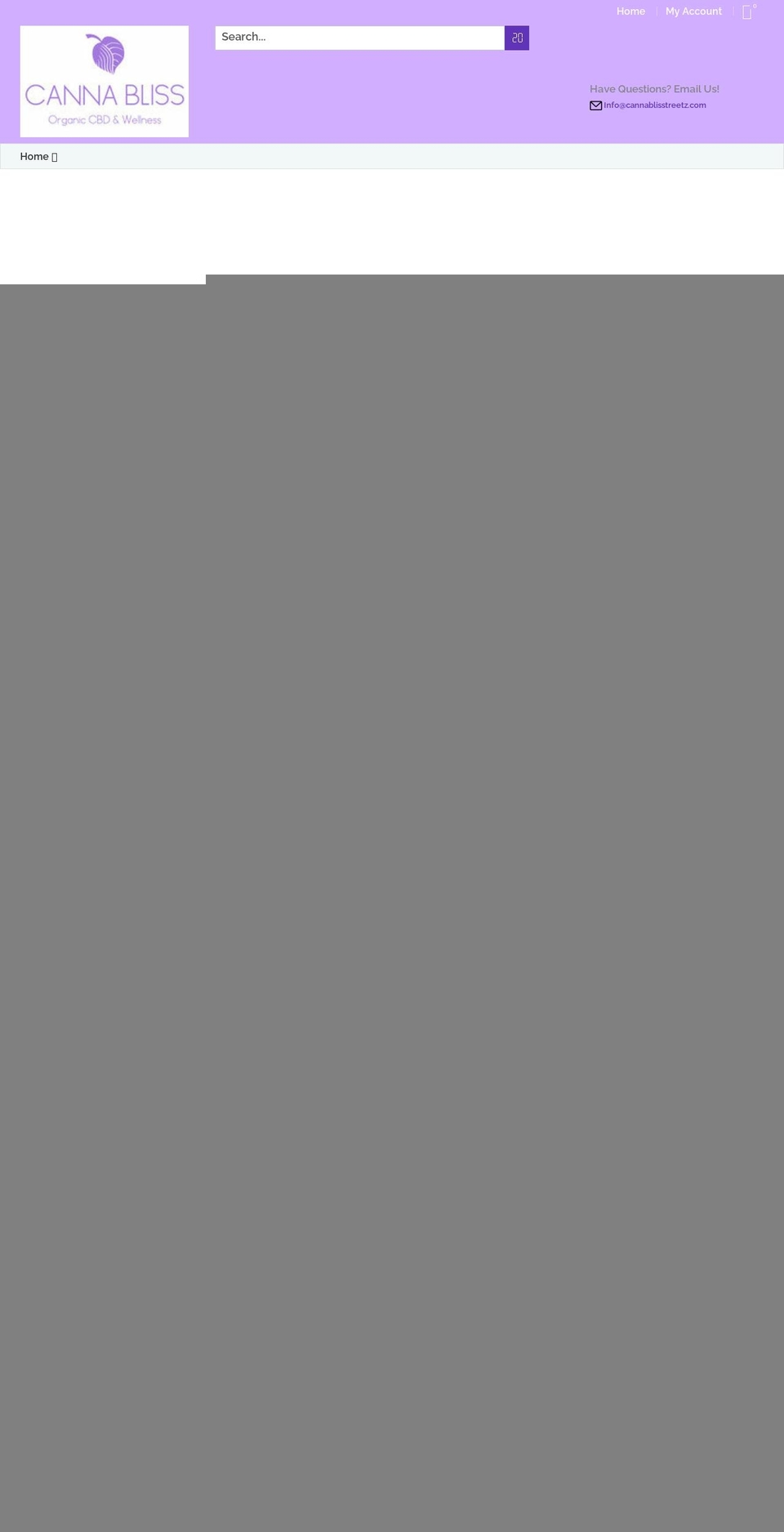 cannablisstreetz.com shopify website screenshot