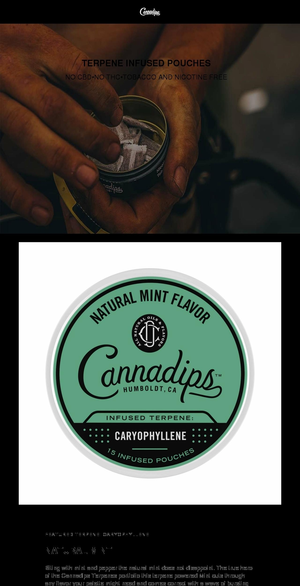 cannadipsterpenes.com shopify website screenshot