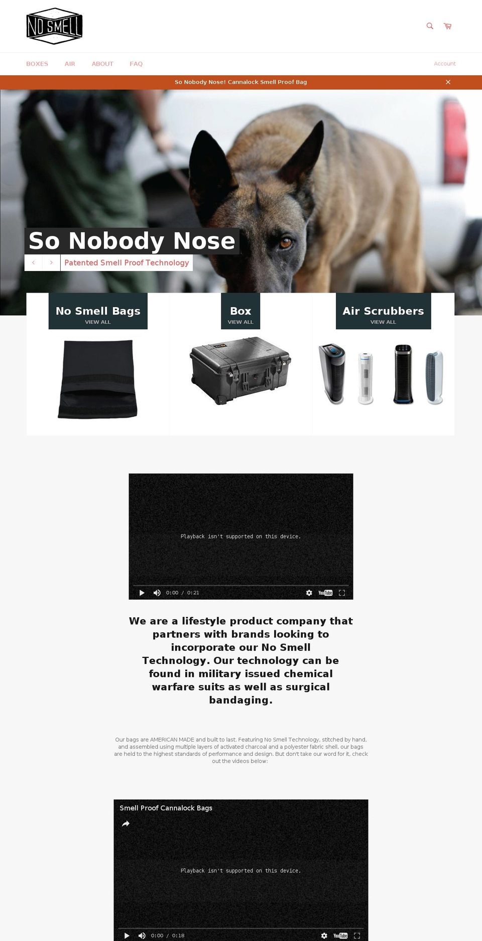 cannalock.com shopify website screenshot