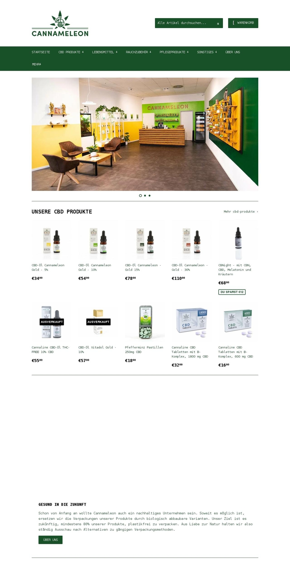 cannameleon.de shopify website screenshot