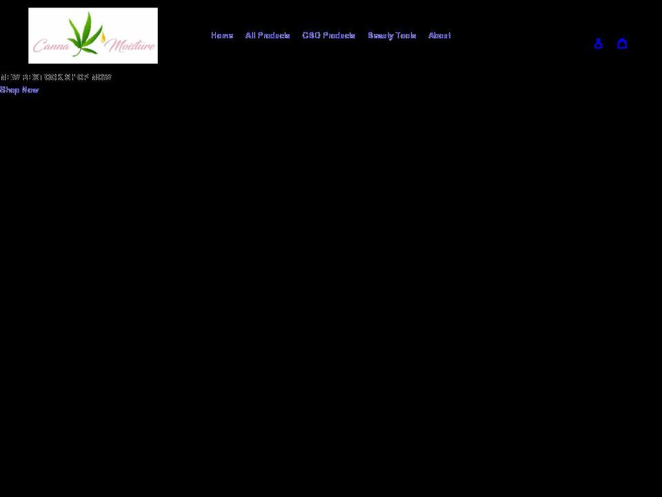 cannamoisture.com shopify website screenshot