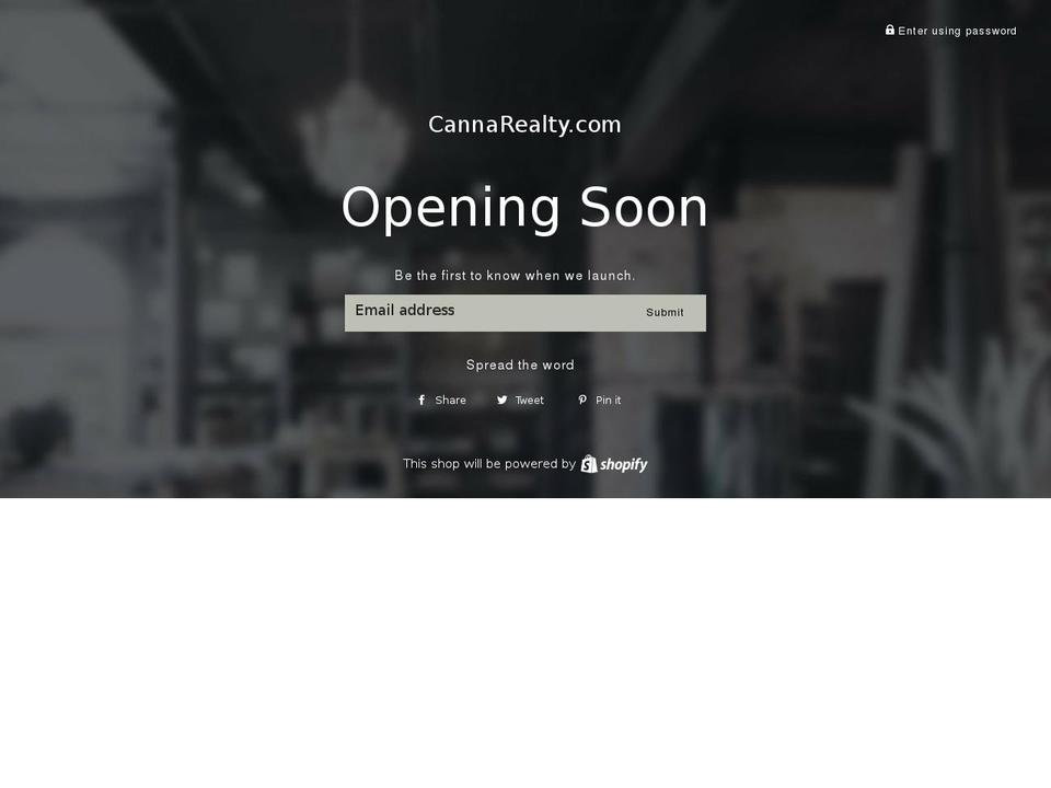 cannarealty.com — Shopify storefront screenshot