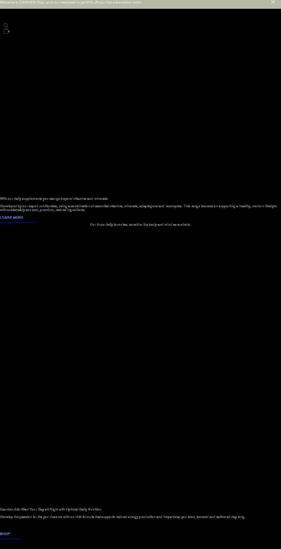 cannien.com shopify website screenshot