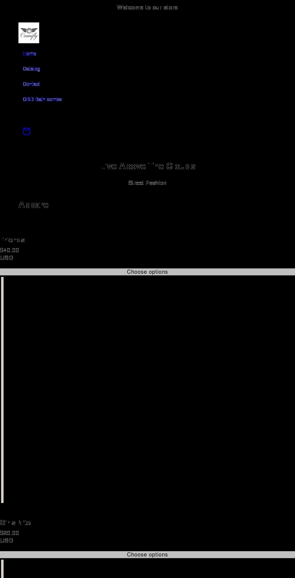 cannifly.com shopify website screenshot