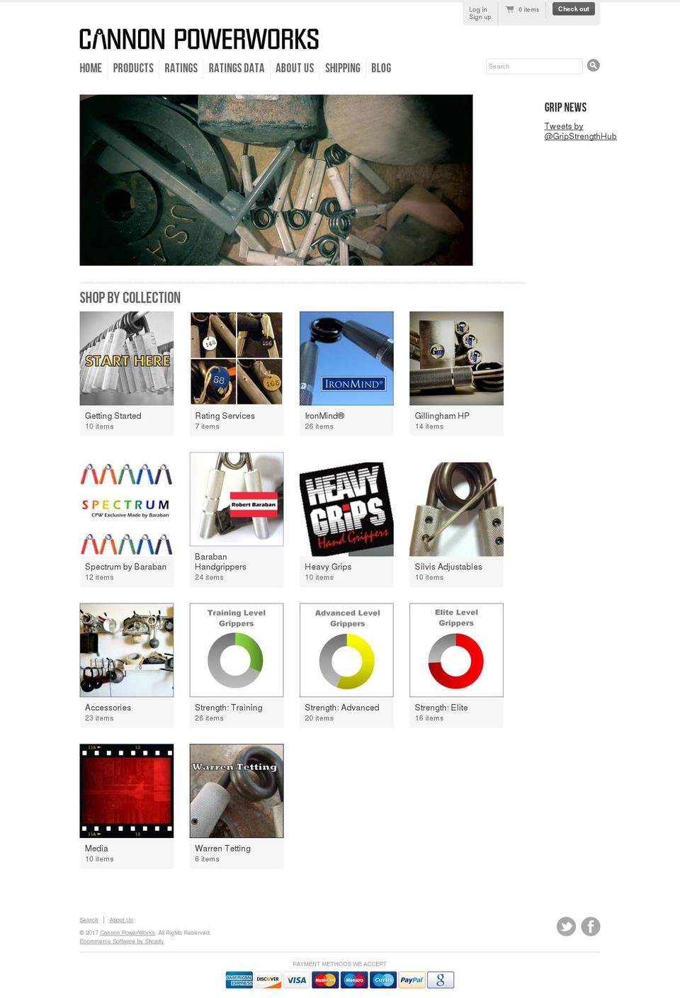 cannonpowerworks.com shopify website screenshot