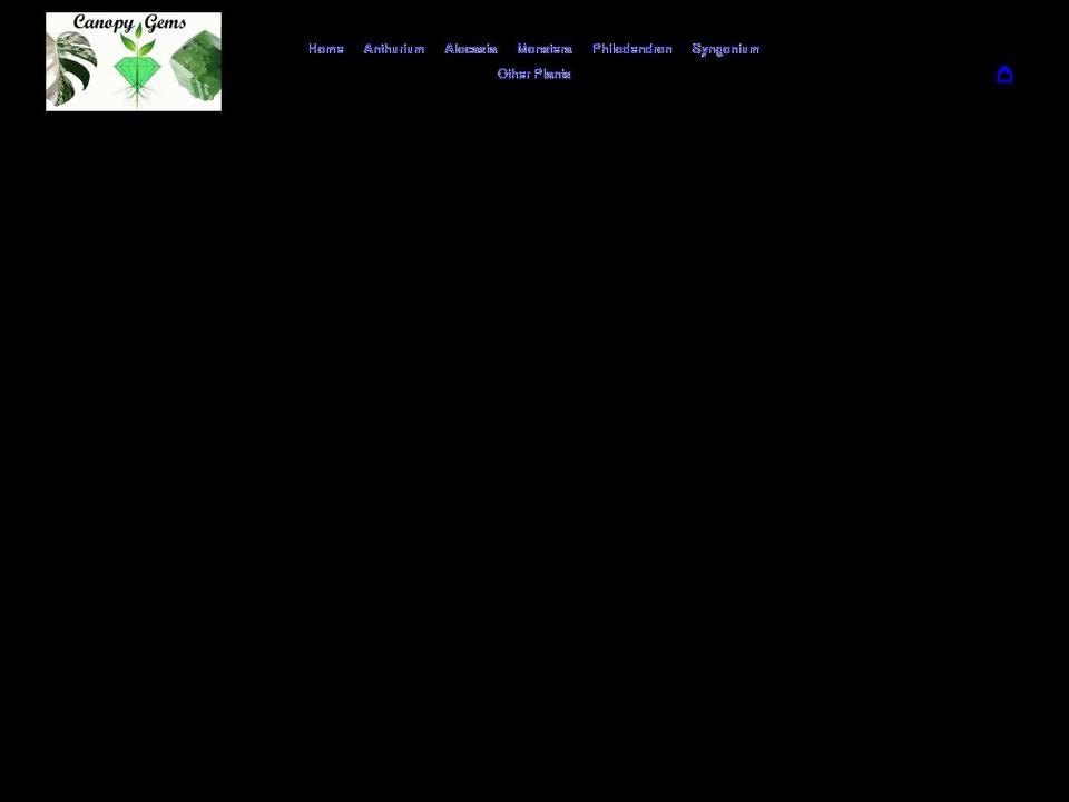 canopygems.com shopify website screenshot