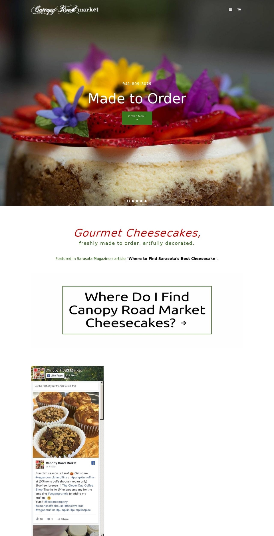 canopyroadmarket.com — Shopify storefront screenshot
