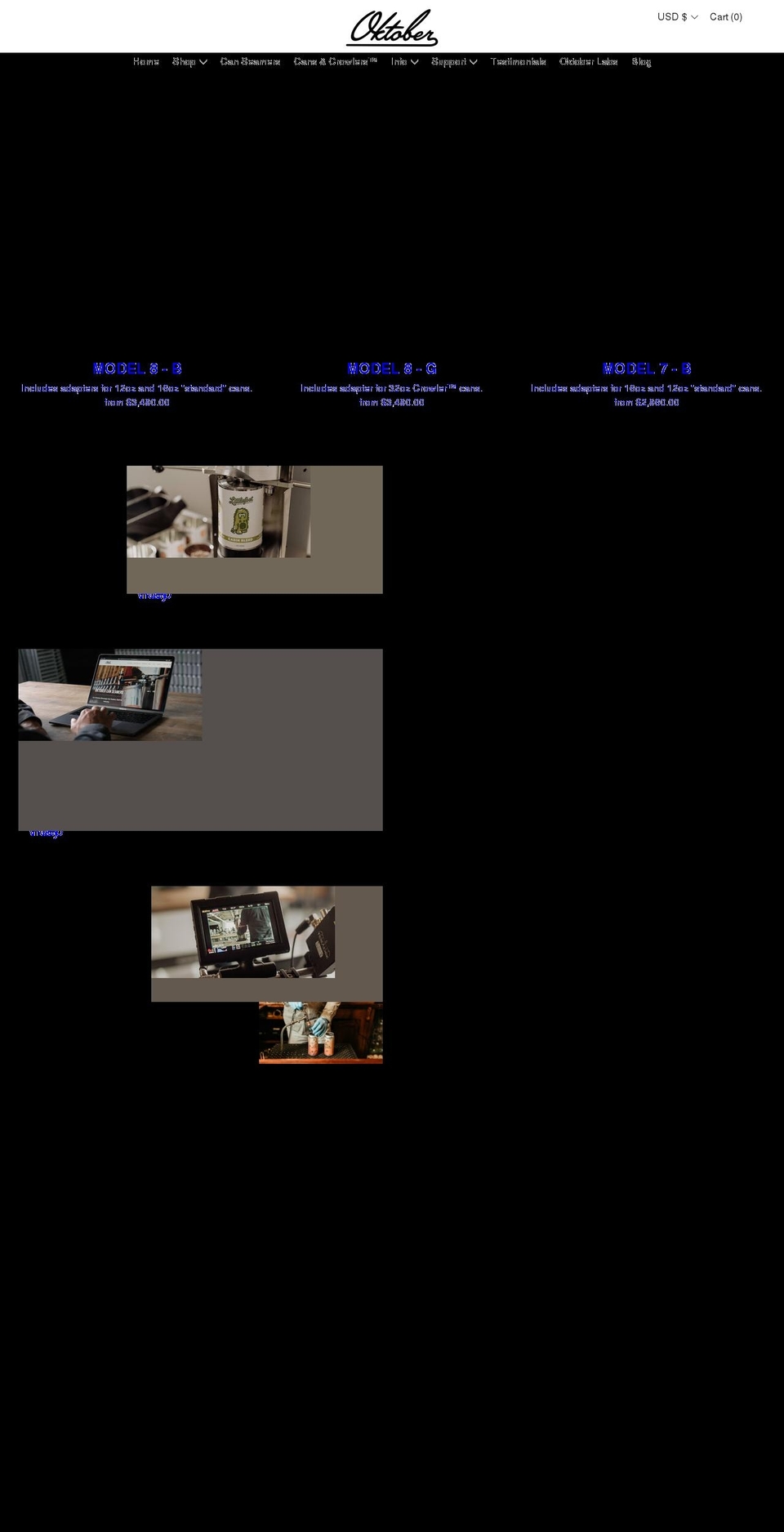 canseamer.myshopify.com — Shopify storefront screenshot