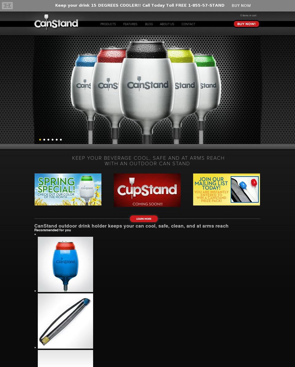 canstand.com shopify website screenshot