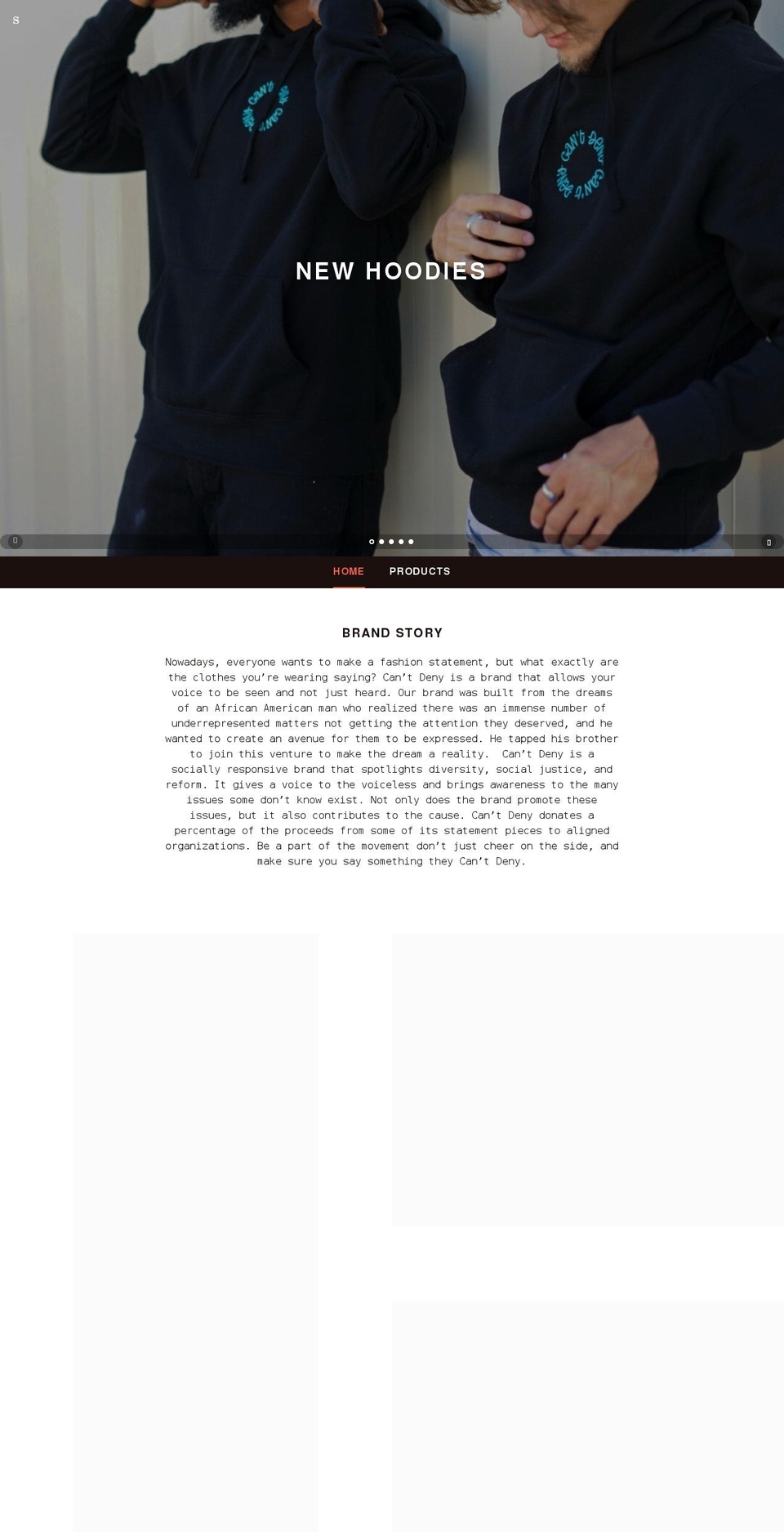 cantdeny.com shopify website screenshot