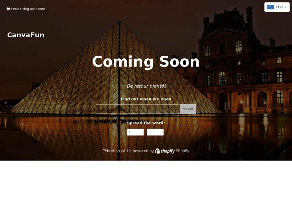 speedfly-1-09-1 Shopify theme site example canvafun.com