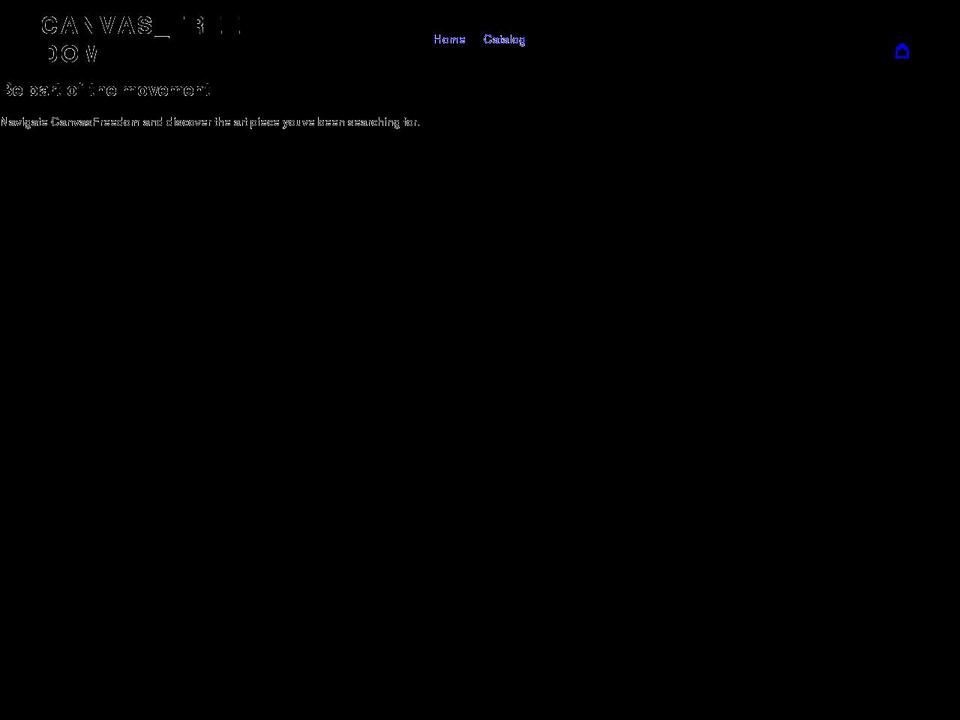 canvasfreedom.com shopify website screenshot