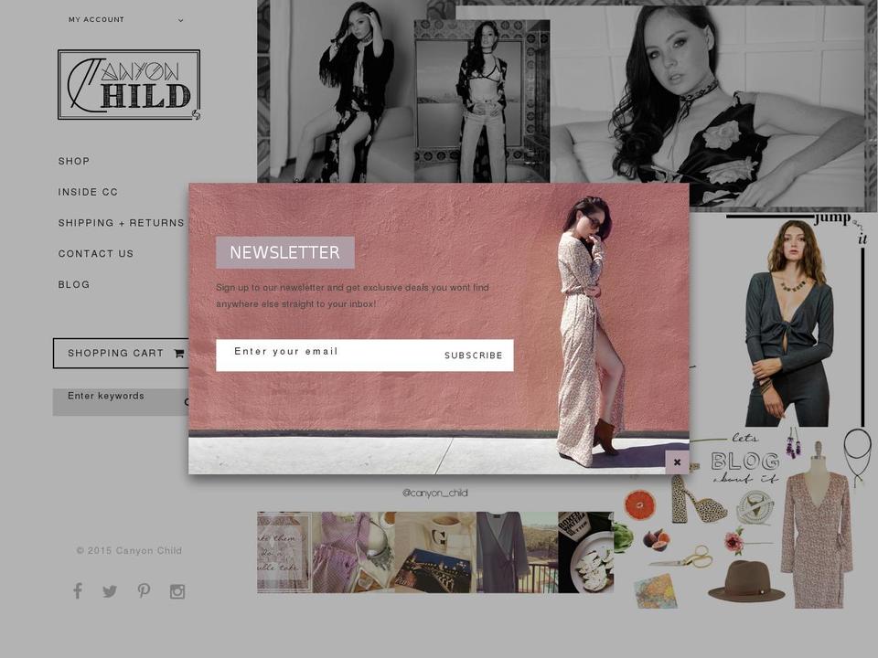 bazien-layout-6 Shopify theme site example canyonchild.com