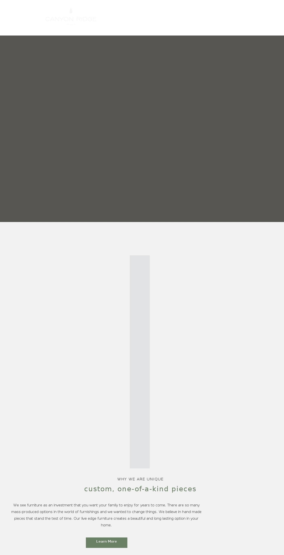 canyonridgestudio.com shopify website screenshot