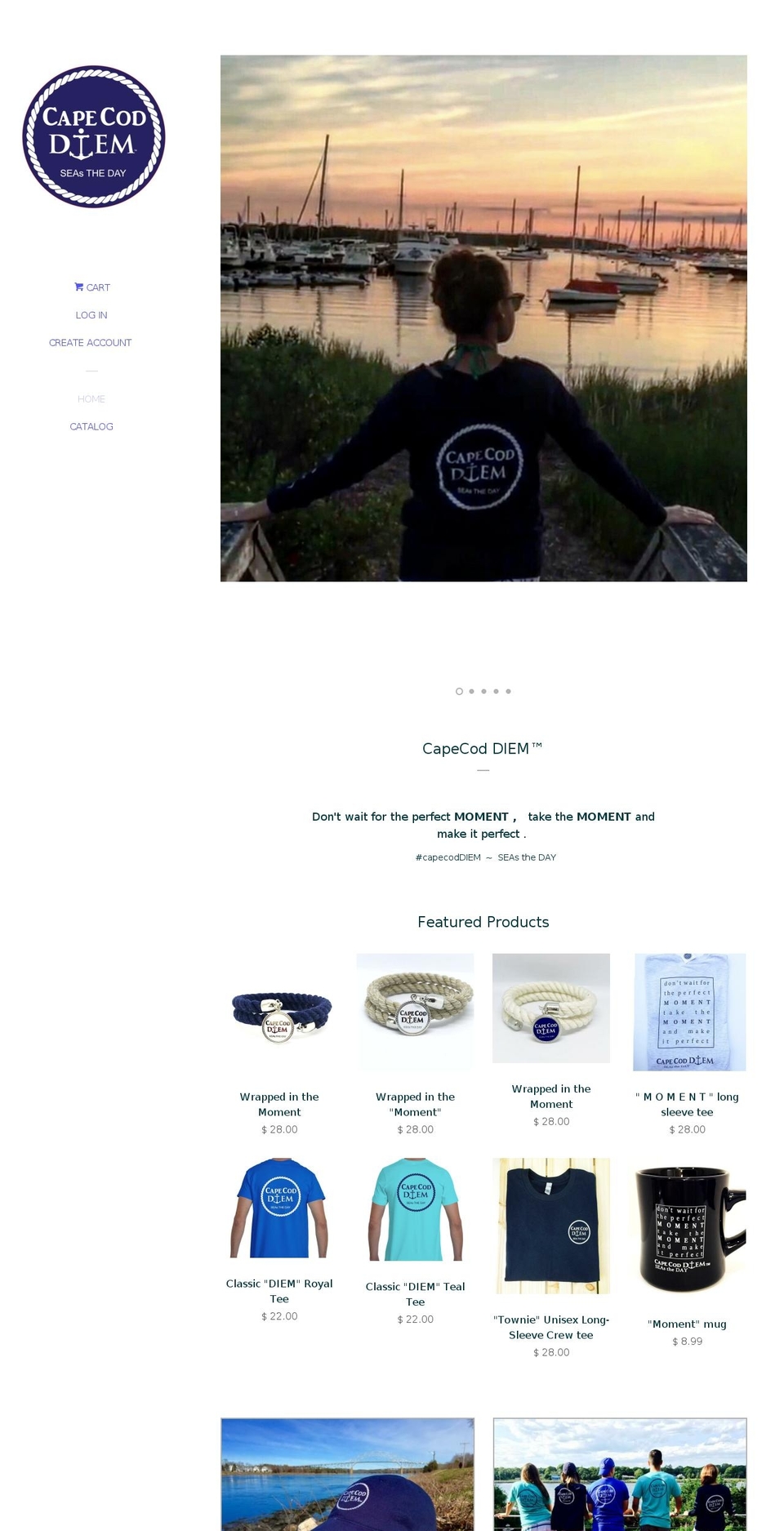 capecoddiem.com — Shopify storefront screenshot