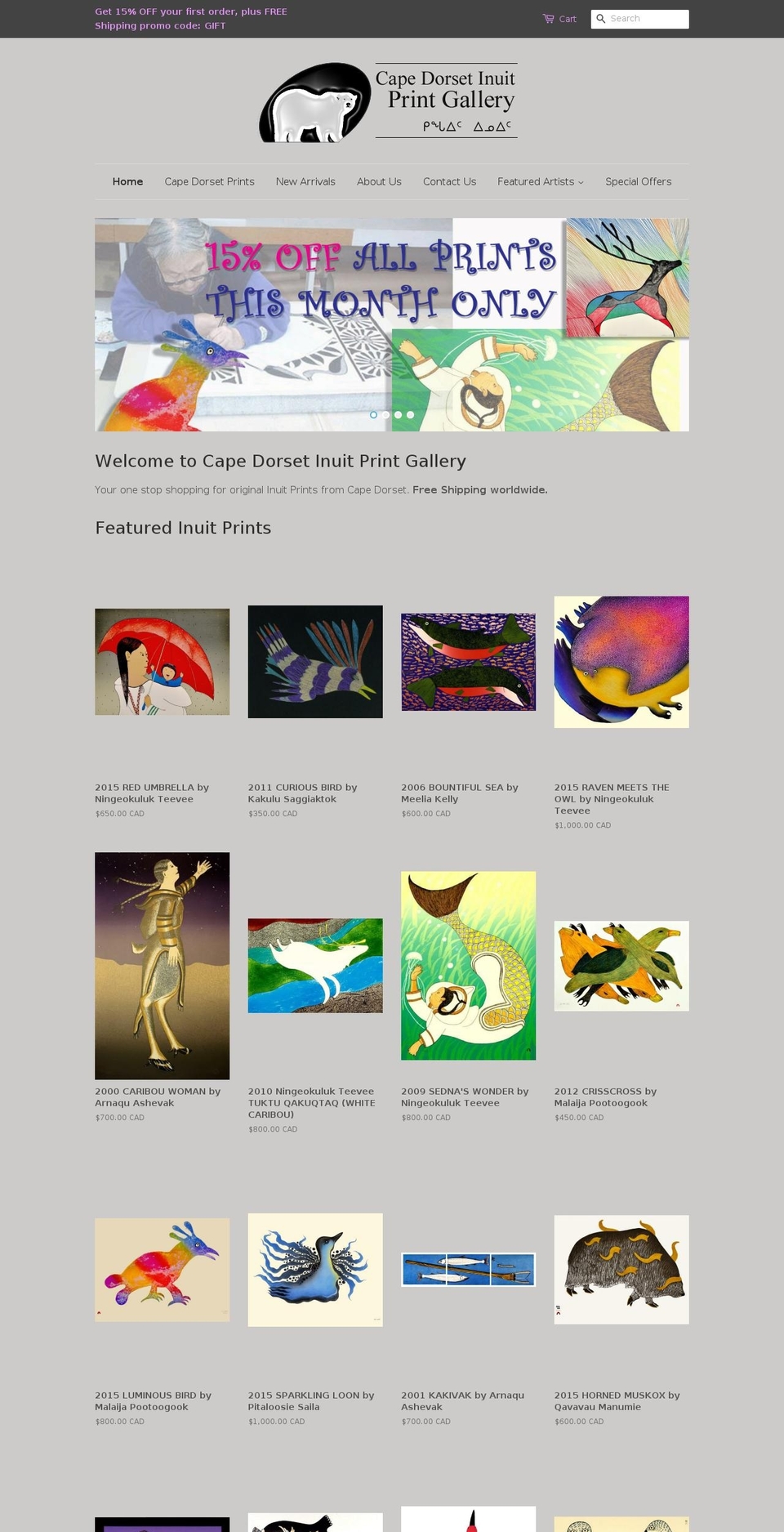 capedorsetprint.com shopify website screenshot