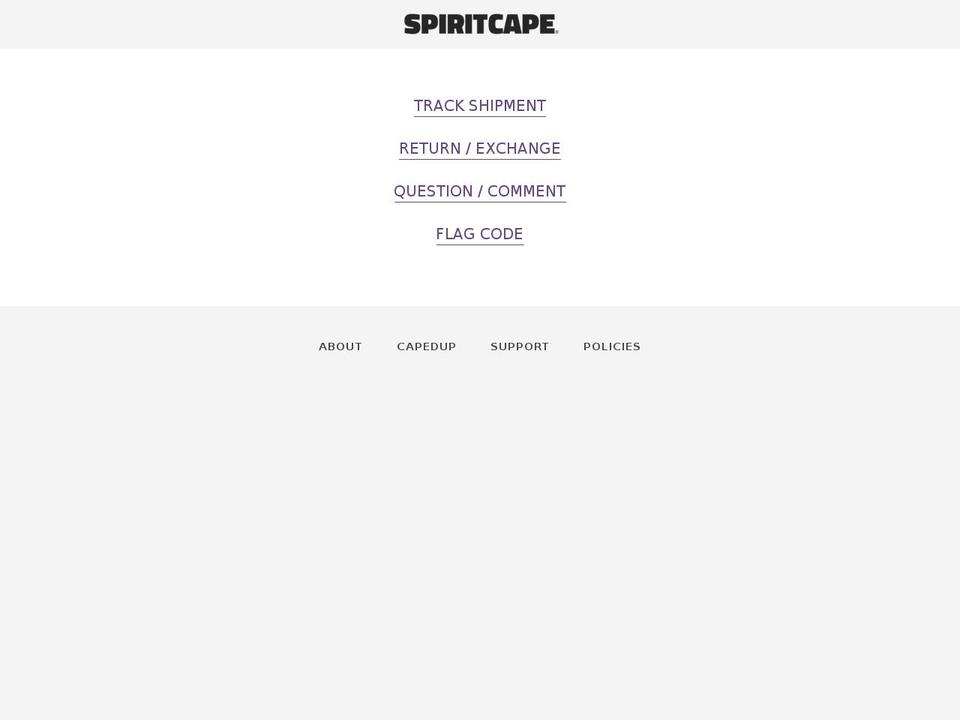 SPIRITCAPE Shopify theme site example capedout.com